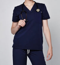 Load image into Gallery viewer, Womens One Pocket Scrub Top