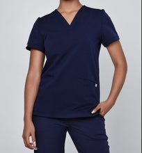 Load image into Gallery viewer, Womens Two Pocket Scrub Top
