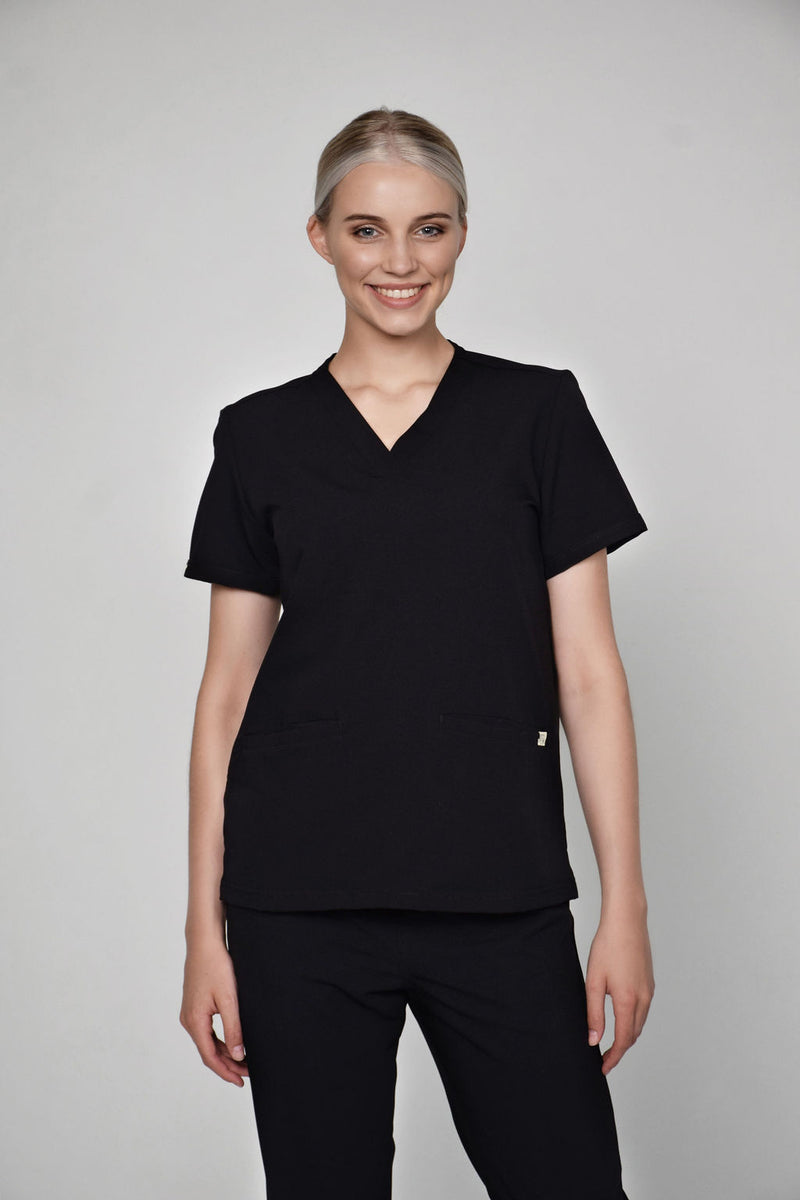 Womens Two Pocket Scrub Top Medical Scrubs South Africa Stich
