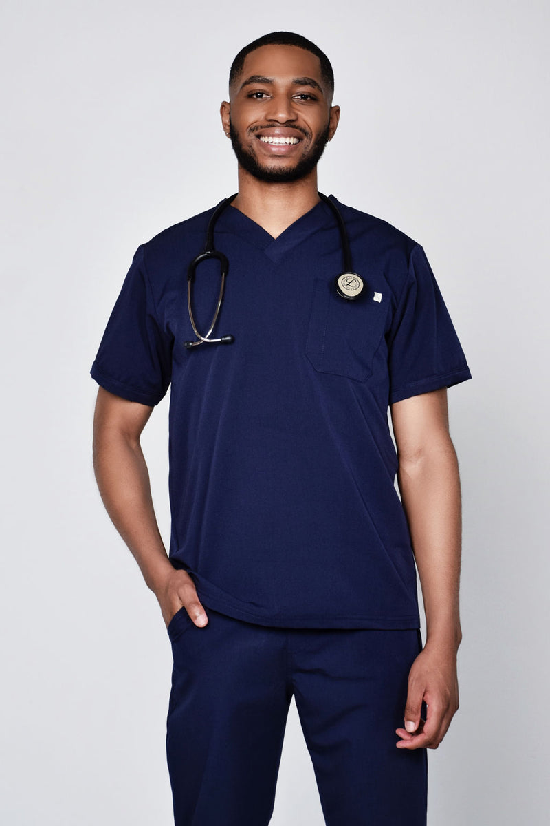 Mens One Pocket Scrub Top Medical Scrubs South Africa Stich