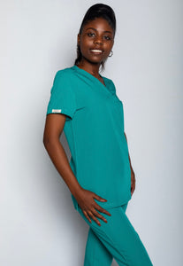 Womens One Pocket Scrub Top
