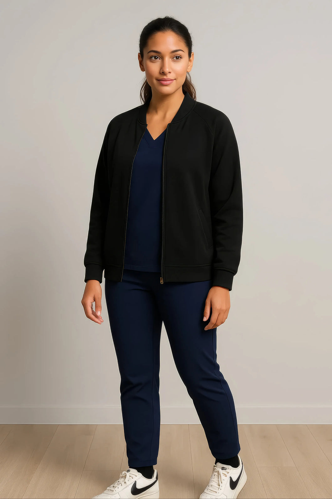 Womens Pangolin Scrub Jacket