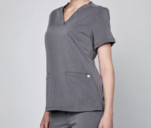 Load image into Gallery viewer, Womens Two Pocket Scrub Top
