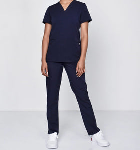 Womens Two Pocket Scrub Top