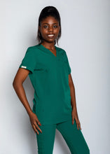 Load image into Gallery viewer, Womens One Pocket Scrub Top

