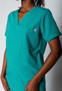 Womens One Pocket Scrub Top