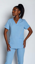 Load image into Gallery viewer, Womens Two Pocket Scrub Top
