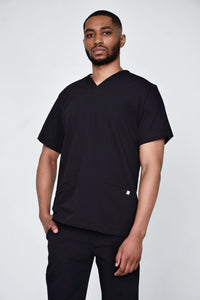 Mens Two Pocket Scrub Top