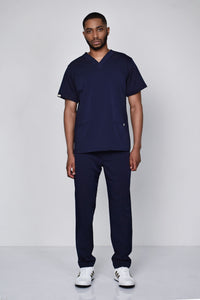 Mens Two Pocket Scrub Top