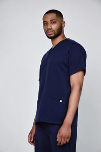 Mens Two Pocket Scrub Top