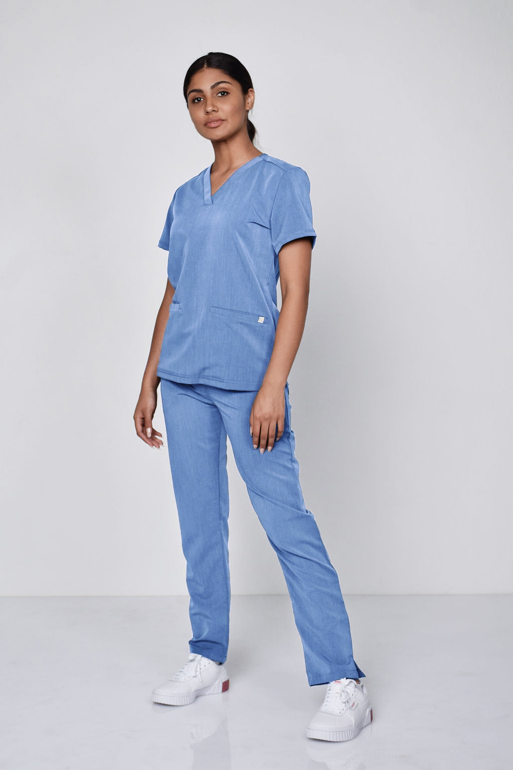 Womens Two Pocket Scrub Top Medical Scrubs South Africa Stich