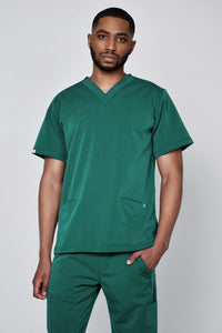 Mens Two Pocket Scrub Top